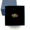 Turmalin regulowany pierścionek z miedzi