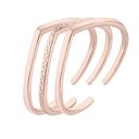 Zestaw trzech obrączek z różowego złota