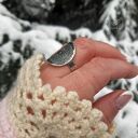 Mandala Ring vol. II - srebrny pierścionek boho z mandalą