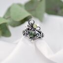 Pierścionek Leśny Agat Mszysty, Elficki