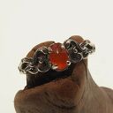 Pierścionek z agatem