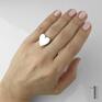 handmade pierścionki walentynki lovestory - srebrny pierścionek