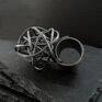 srebrne masywny pierścień sruciak - duży srebrny