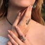 Zawijas - srebrny pierścionek rozm. M (2310 13) - regulowana słowiańska minimalistyczna biżuteria