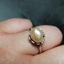 Argentum Vita perła barokowa pierścionek z srebrny rękodzieło