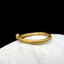 Złoto 24k, brylant - pierścionek zaręczynowy z diamentem