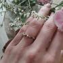 Reveal pierścionek elastyczny z turmalinem - cherry blossom VIII dzień kobiet