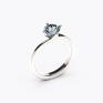 nina skidan zaręczyny zaręczynowy pierścionek rosa białe złoto 585/niebieski prezent oświadczyny