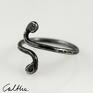 Caltha pierścień zawijasy - pierścionek 180124 02 srebrny