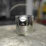 Angry Cat granat srebrny pierścionek z granatem minimalistyczny kamień