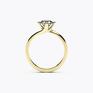 Nina Skidan trendy zaręczynowy pierścionek rosa żółte złoto 585/biały oświadczyny