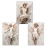 plakaty galeria plakatow zestaw - 40x50 cm x3 tryptyk aniołów kobieta anioł