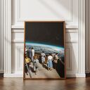 Plakat Spacer - Kolaż Fine Art A3 dla podróżnika