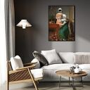 Plakat duet sztuka 40x50 cm - elegancka dekoracja do salonu