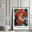 Plakat Franz Marc The Foxes - 50x70 cm