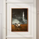 Plakat Tak wygląda przyszłość - Kolaż Fine Art - A3