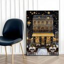 Plakat Świąteczny Paryż 50x70 cm - modny dodatek do salonu