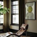Zestaw plakatów 50x70 cm boho w modnym stylu Mid Century Modern - tryptyk 3 sztuki (abstr19)