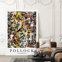 Plakat Pollock Convergence 40x50 cm do salonu - kolorowa abstrakcja