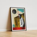 Plakat Marek Hłasko A3 29,7x42 cm - retro kolaż polska literatura