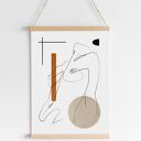 Plakat Body One Line 61x91 cm - kobieca dekoracja do salonu