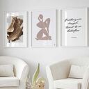 Zestaw plakatów - 40x50 cm stylowy z cytatem (GC 21 - 991) (GC 21 - 681) (GC 21