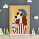 Plakat Francuski piesek - format 50x70 cm B2