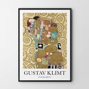 Gustav Klimt Fullfilment - plakat 40x50 cm