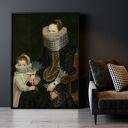 Koronkowy duet - plakat 30x40 cm Hogstudio