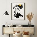 Plakat Touch of Sun 50x70 cm - abstrakcja do salonu