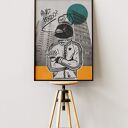 Plakat Kawki mordo? 50x70 cm - rapowy streetart