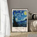Zestaw plakatów 40x50 cm - 4 części z reprodukcjami Van Gogha (Słoneczniki)