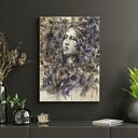 Nimfa leśna - wydruk artystyczny/plakat A3 (42x29,7 cm)
