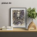 Nimfa leśna - wydruk artystyczny/plakat A4 (21x29,7 cm)