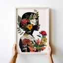 Plakat Kolaż z profilu - format 30x40 cm