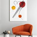 Kandinsky Sushi - plakat 50x70 cm