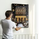 Plakat Świąteczny Paryż 61x91 cm - elegancka dekoracja na święta