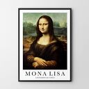 Plakat Mona Lisa Da Vinci w klasycznej odsłonie - 50x70 cm