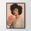 Plakat Dziewczyna Hogstudio - ilustracja rysunek 61x91 cm 