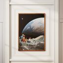 Plakat Sobotni spokój - Kolaż Fine Art A3, druk pigmentowy - bez ramki