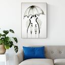 grafika 50X70 cm wykonana ręcznie, plakat, abstrakcja, elegancki minimalizm, obraz