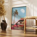 Plakat Jezus Chrystus Super Drive (A3 29,7x42 cm) - z humorem
