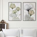 ZESTAW PLAKATÓW 2cz 61x91 cm liście miłorzębu set39