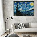 Plakat Vincent van Gogh „Gwiaździsta noc” 50x70 cm w poziomie - Hogstudio