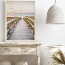 Pejzaże morskie w stylu Hampton - zestaw plakatów 50x70 cm (tryptyk)