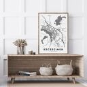 Mapa Szczecinka - plakat 40x50 cm