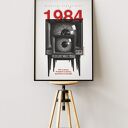 Plakat 1984 George Orwell (A3 29,7x42 cm)