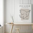 Picasso Gołębica szkic - plakat 50x70 cm na ścianę