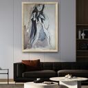 Plakat Grey 60x86 - czarno-biały szkic Louka na papierze archiwalnym Giclee