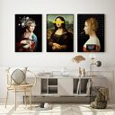 Kobiety sztuki - zestaw plakatów 30x40 cm: Mona Lisa i Da Vinci
